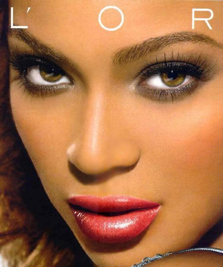 Beyonce's untouched L'oreal campaign goes viral
