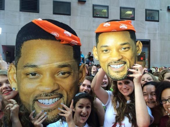 5 Seconds of Summer fans outside Today Show