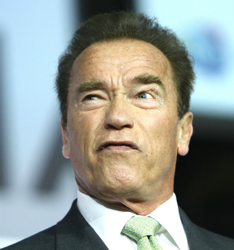 WTF faces: Arnold Schwarzenegger