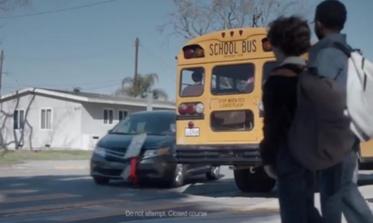 Lindsay Lohan stars in the Esurance Super Bowl advert
