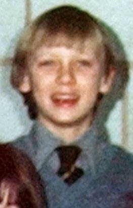 Daniel Craig, foto de infância um em pinterest.com