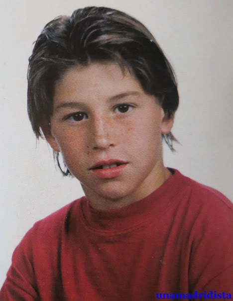 Sergio Ramos childhood photo one at Pinterest.com