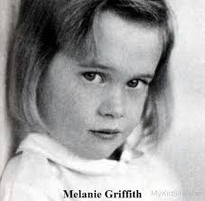 Melanie Griffith childhood photo one at mykidsite.com