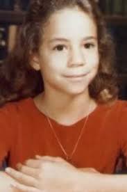 Mariah Carey, foto de infância um em pinterest.com