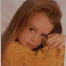 Lindsay Lohan, foto de infância dois em pinterest.com