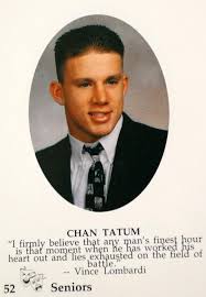 Channing Tatum yearbook photo one at pinterest.com at pinterest.com