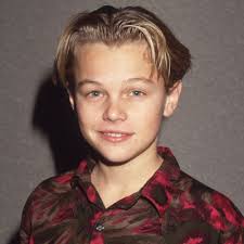 Leonardo DiCaprio, foto de infância dois em pinterest.com