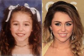 Miley Cyrus childhood photo two at popcrush.com