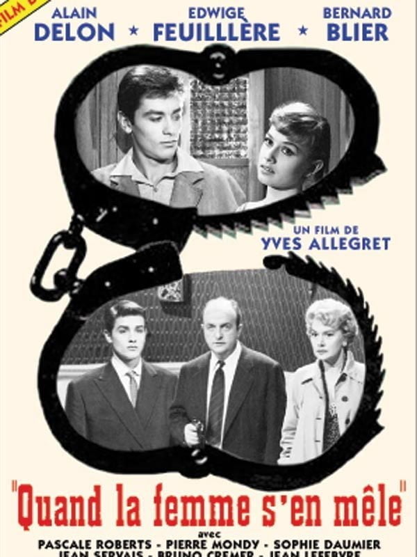 Alain Delon first movie: Send a Woman When the Devil Fails