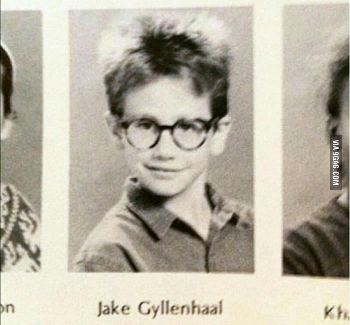 Jake Gyllenhaal yearbook photo one at 9gag.com at 9gag.com