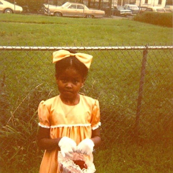 Michelle Obama childhood photo two at Pinterest.com