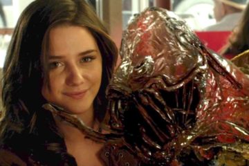 Ashley as Anton Yelchin girlfriend in odd thomas