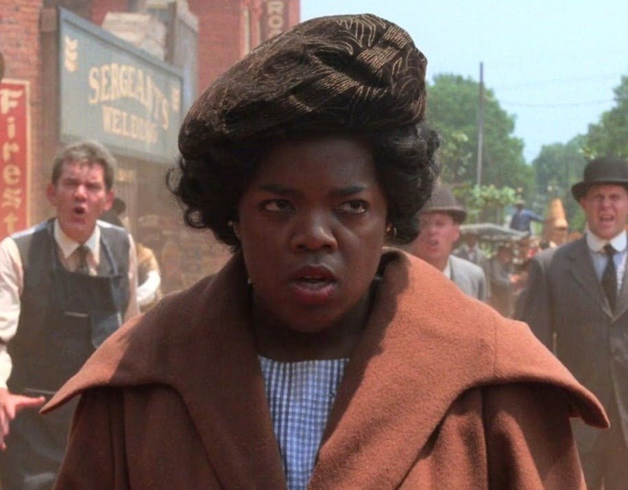 Oprah Winfrey first movie: The Color Purple