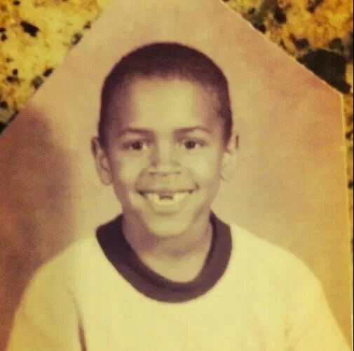 Chris Brown childhood photo three at Pinterest.com